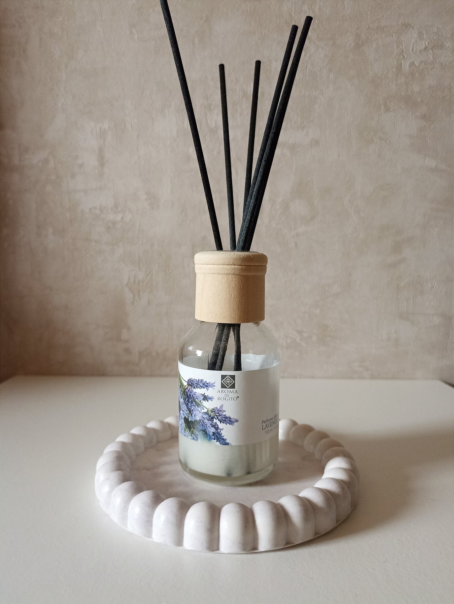 Disque motif coquillage - Ombré violet