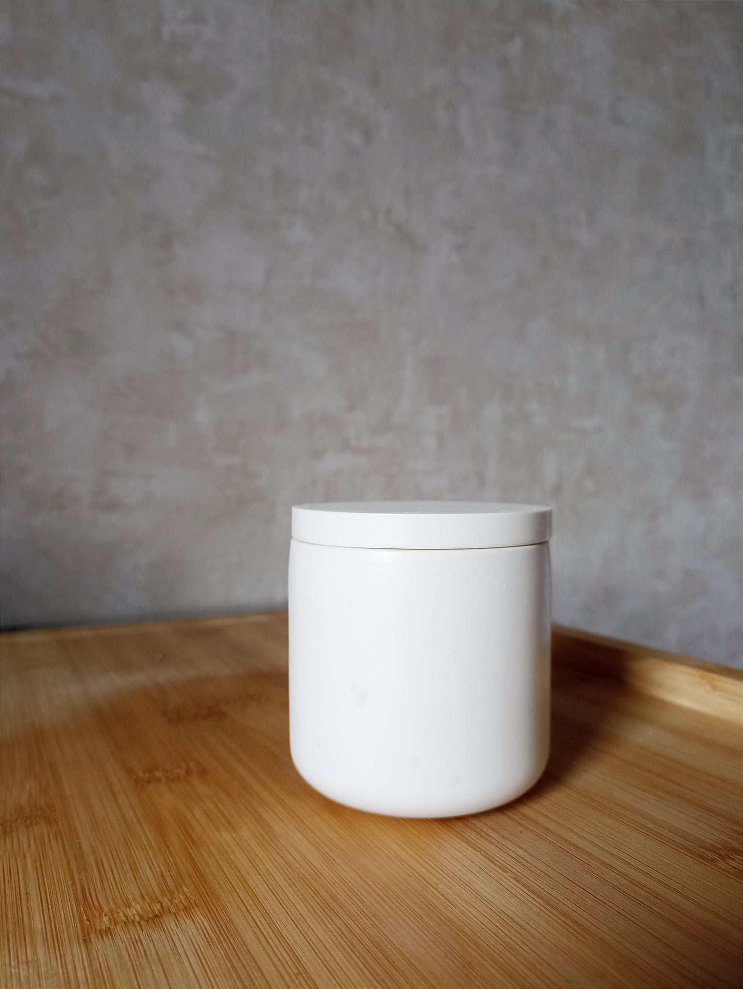 Pot en jesmonite - Blanc