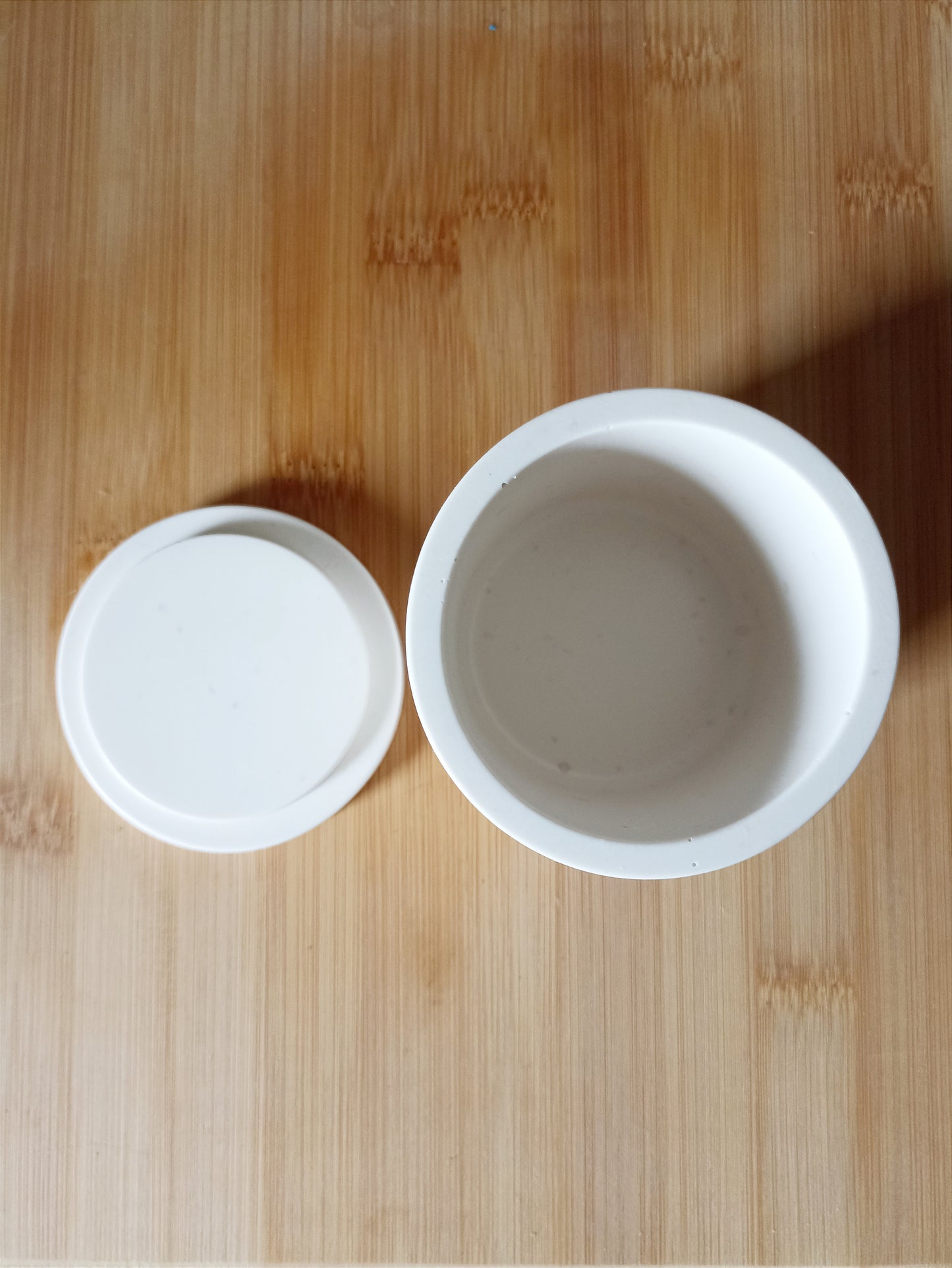 Pot en jesmonite - Blanc