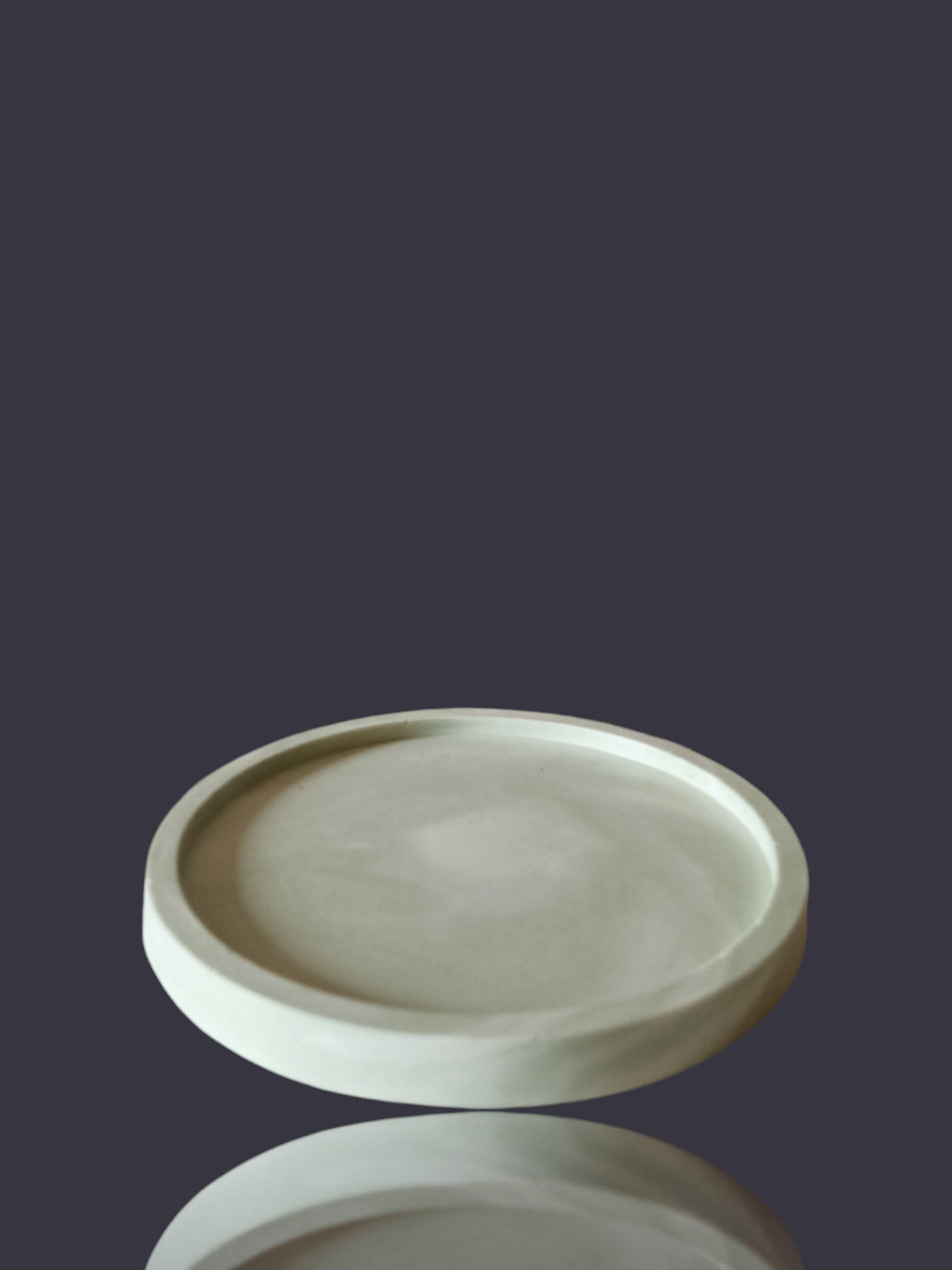 Disque en jesmonite - Vert