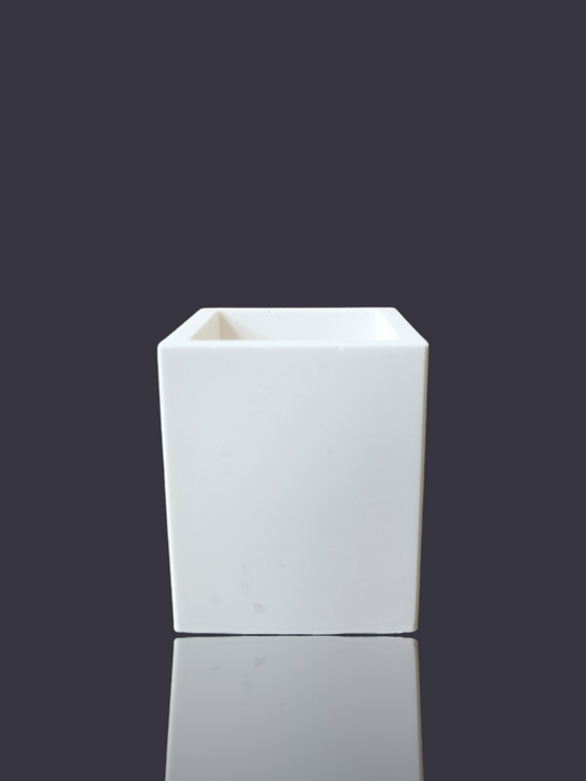 Petit pot rectangulaire - Blanc