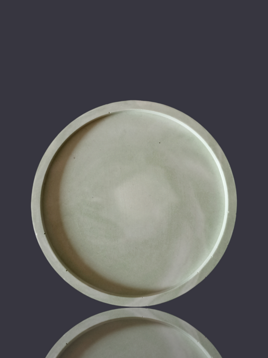 Disque en jesmonite - Vert